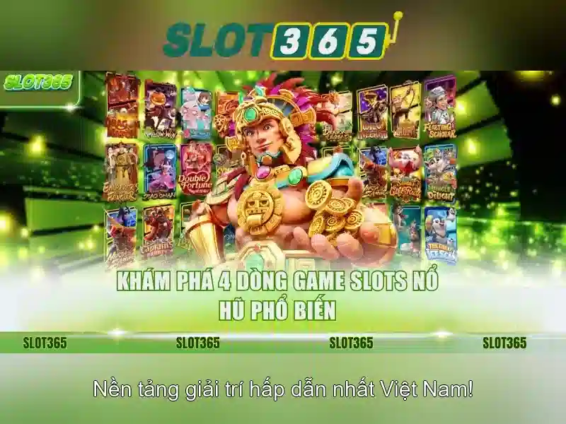 Trải nghiệm trò chơi slot tại SLOT365